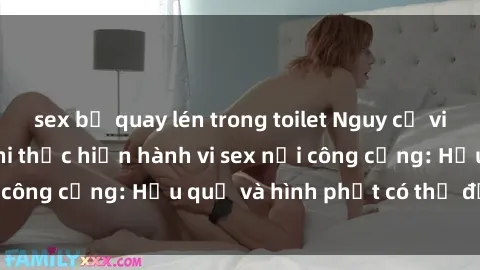 sex bị quay lén trong toilet Nguy cơ vi phạm pháp luật khi thực hiện hành vi sex nơi công cộng: Hậu quả và hình phạt có thể đối mặt